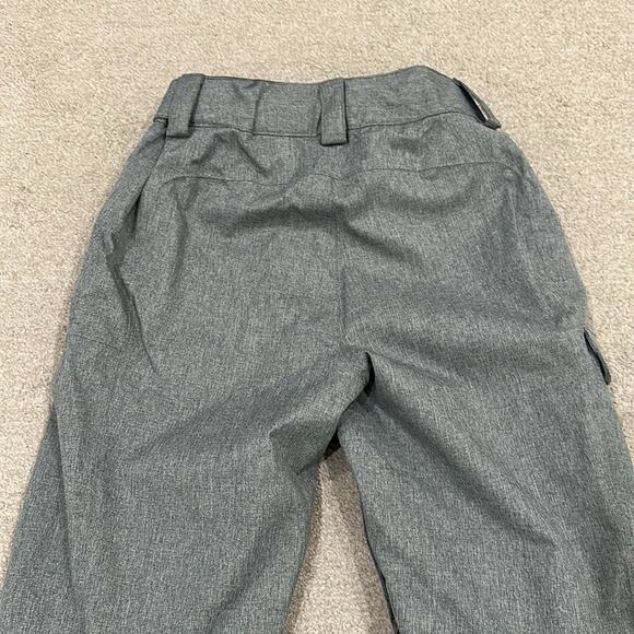 THE NORTH FACE Heathered Gray Freedom Insulated Winter Snow Pants Bottoms XS - Picture 6 of 16
